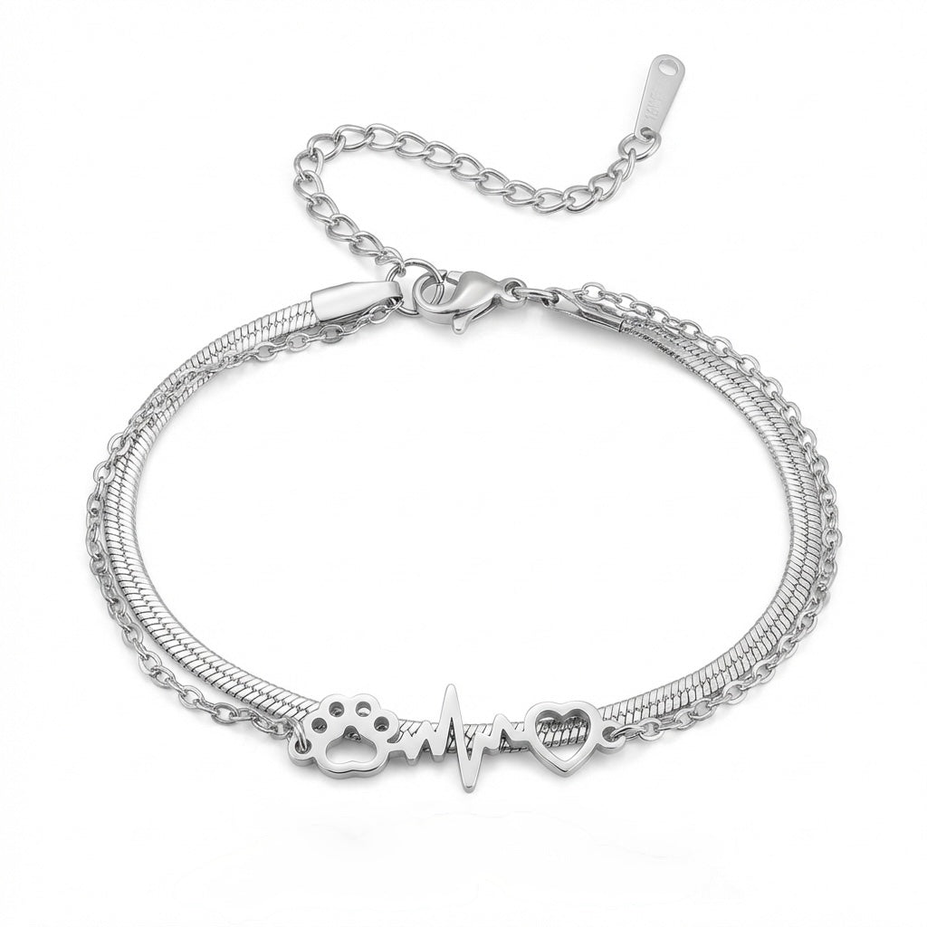 Free Heartbeat Love Bracelet