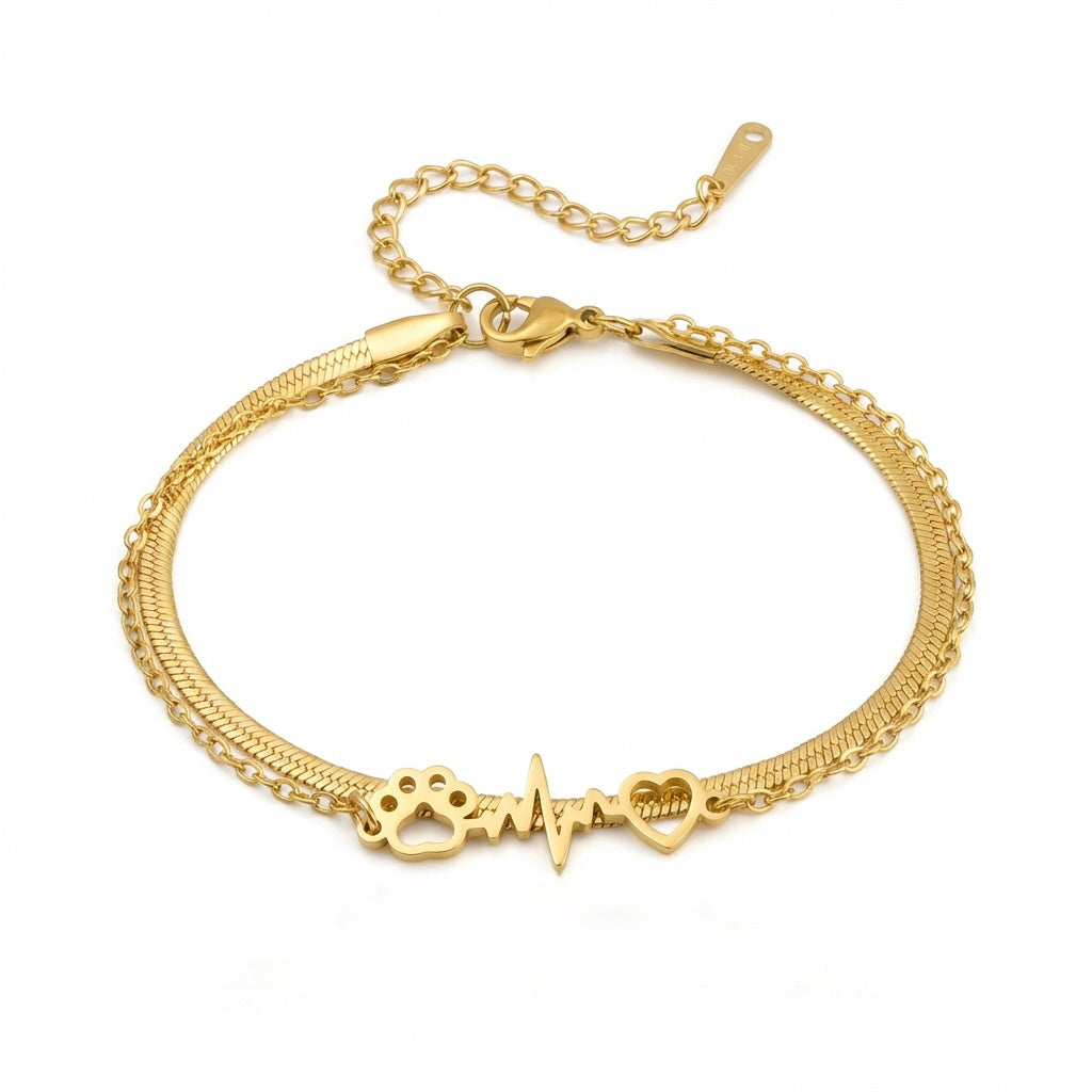 Free Heartbeat Love Bracelet