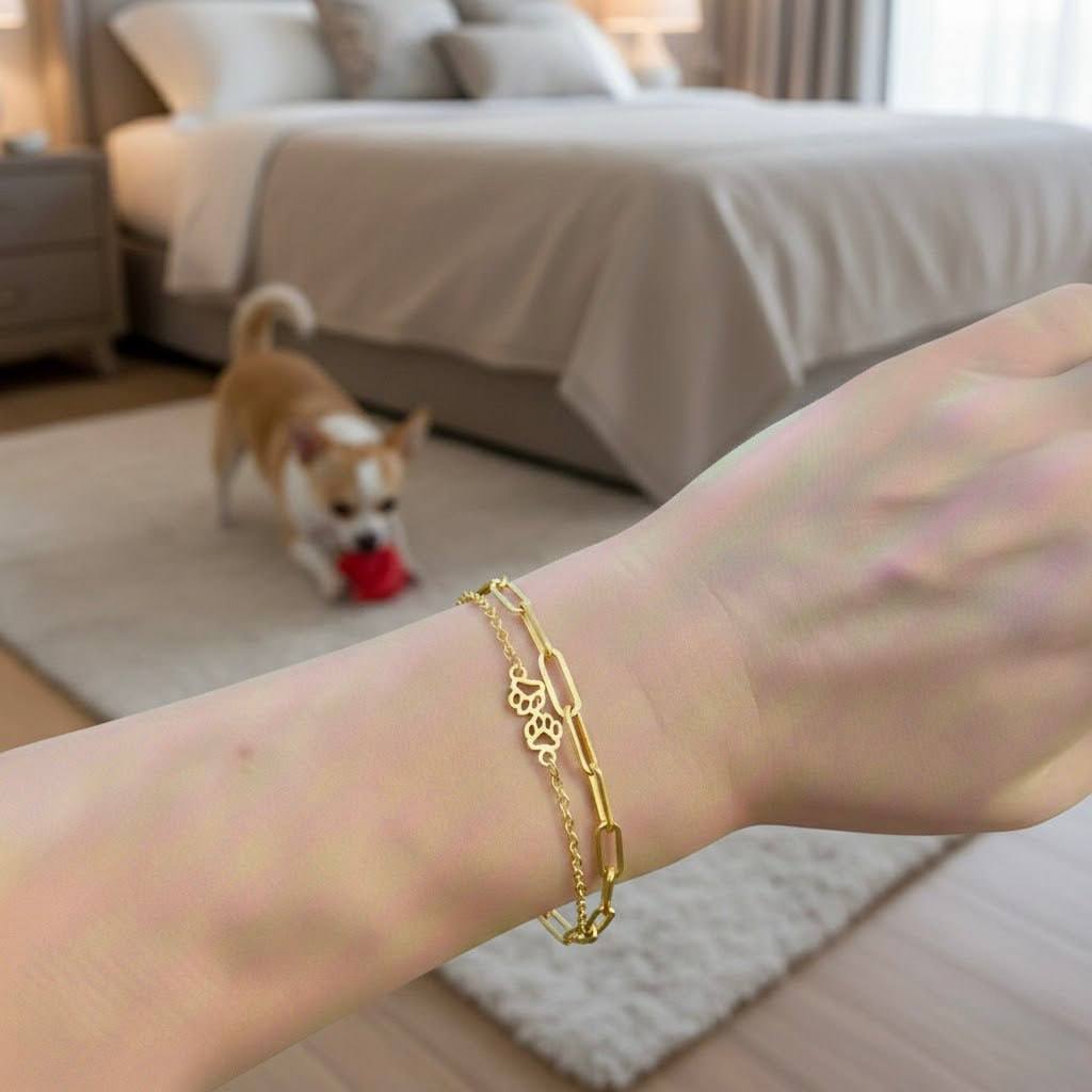 Free Linked Paws Bracelet