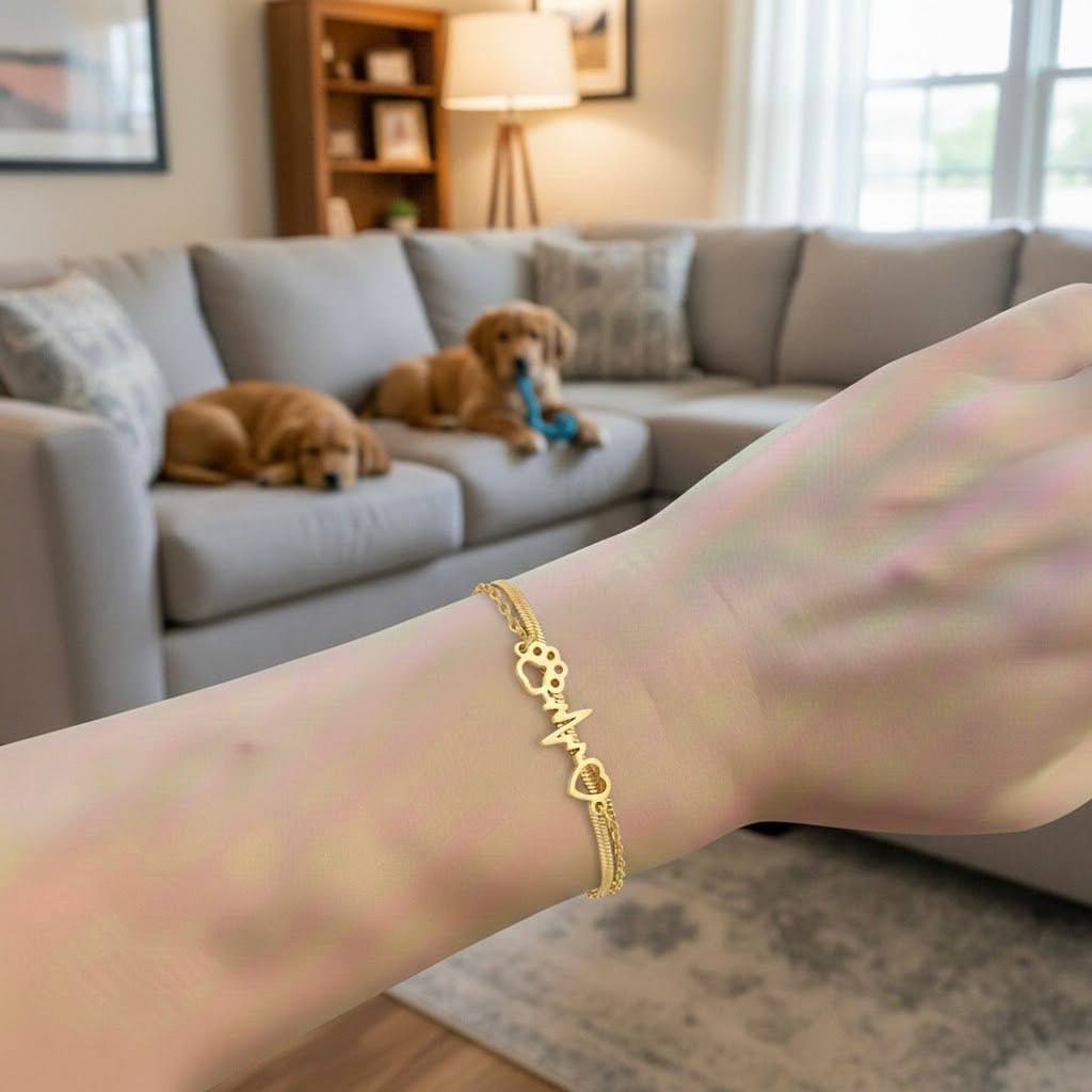 Free Heartbeat Love Bracelet